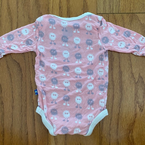 Kickee pants | Long sleeve bamboo fabric onesie - Picture 2 of 2